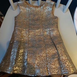 Gold dress- Cat & Jack 18m